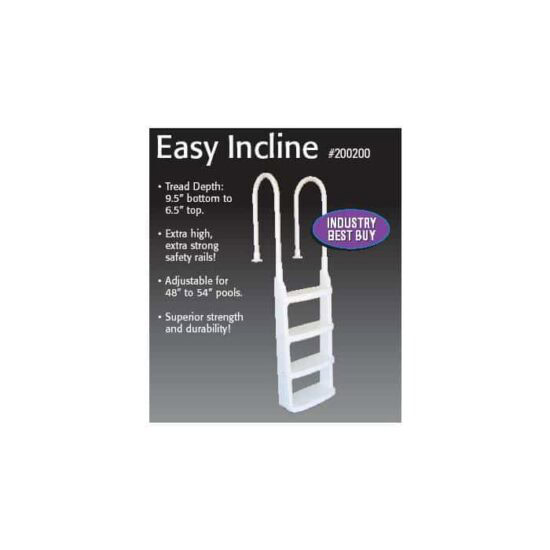 Incline Pool Easy Incline In-Pool to Deck Ladder by Main Access | Litehouse Pools ...