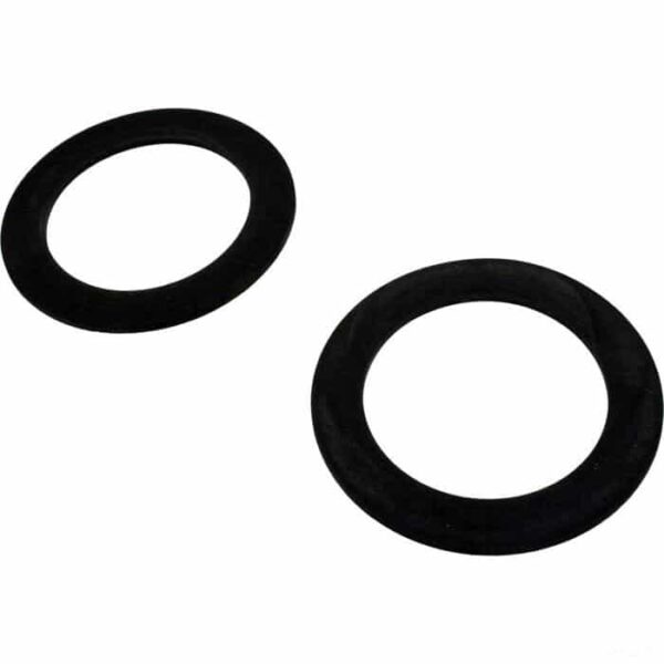 A set of two Return Gaskets, Standard, is displayed on a white background, with both black rubber washers positioned separately.