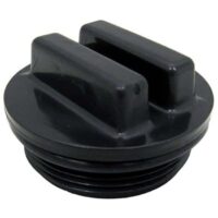 The Winter Plug - Threaded 2 is a black plastic cap with two rectangular grip handles on top, designed for easy turning and tightening.