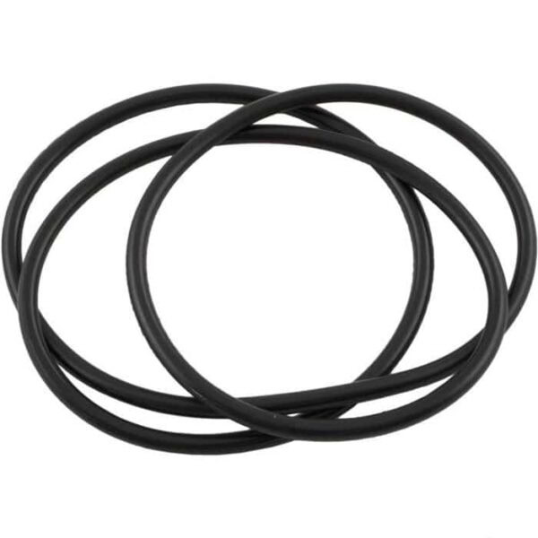 Three Clearwater O-Ring, Lid (805-0460) black rubber O-rings overlap each other on a white background.