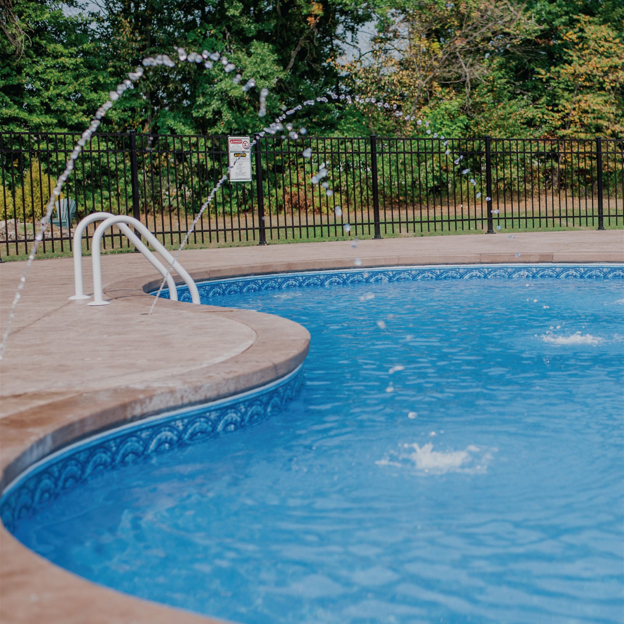 Inground Gold Pool Opening