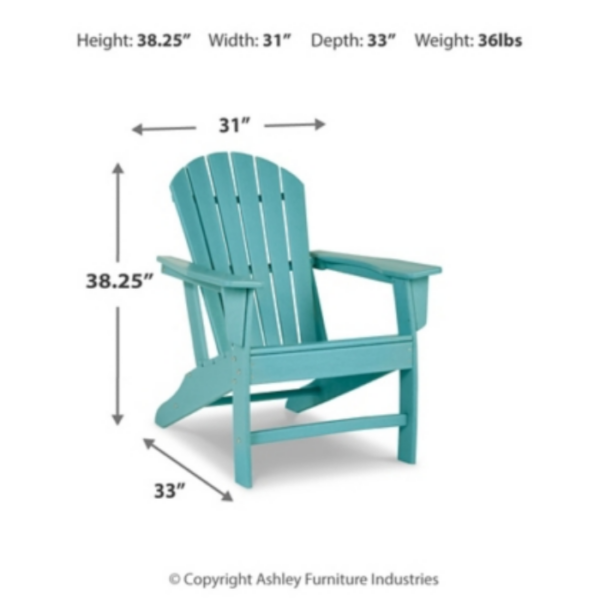 Turquoise Adirondack Chair - Image 4