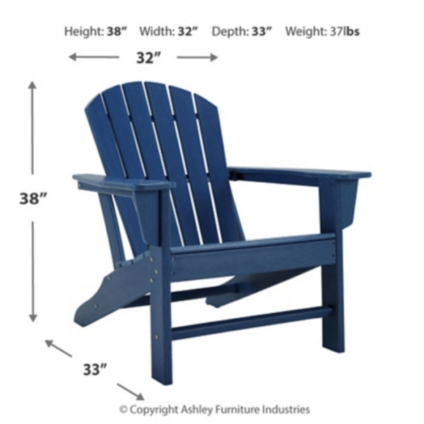 Blue Adirondack Chair - Image 4