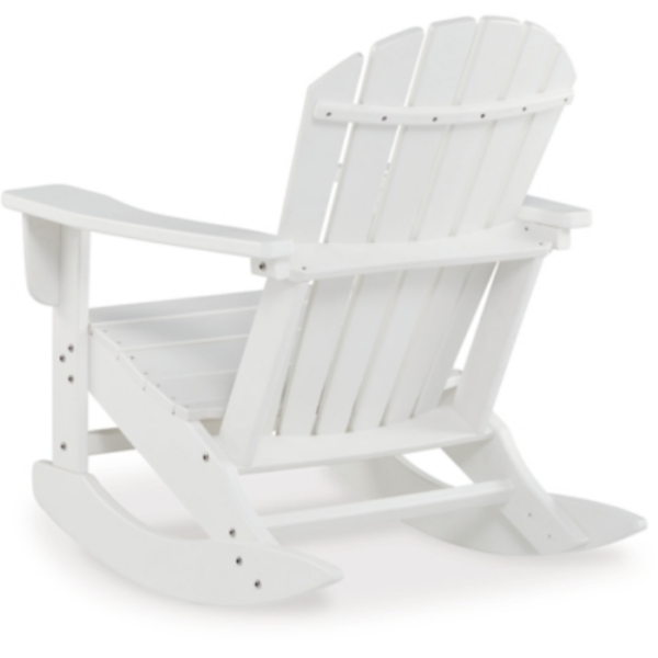 White Rocking Adirondack Chair - Image 4