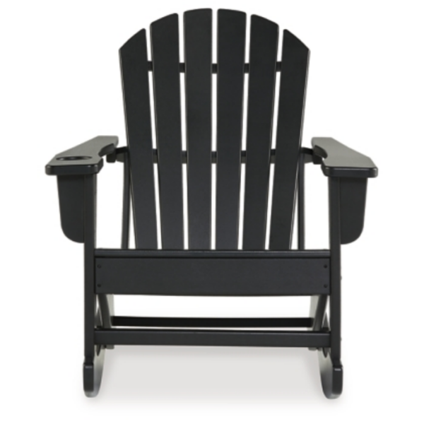 Black Rocking Adirondack Chair - Image 3