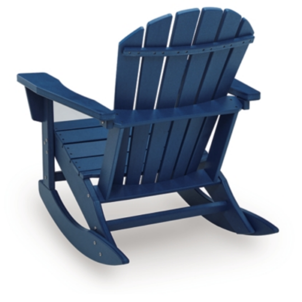 Blue Rocking Adirondack Chair - Image 4