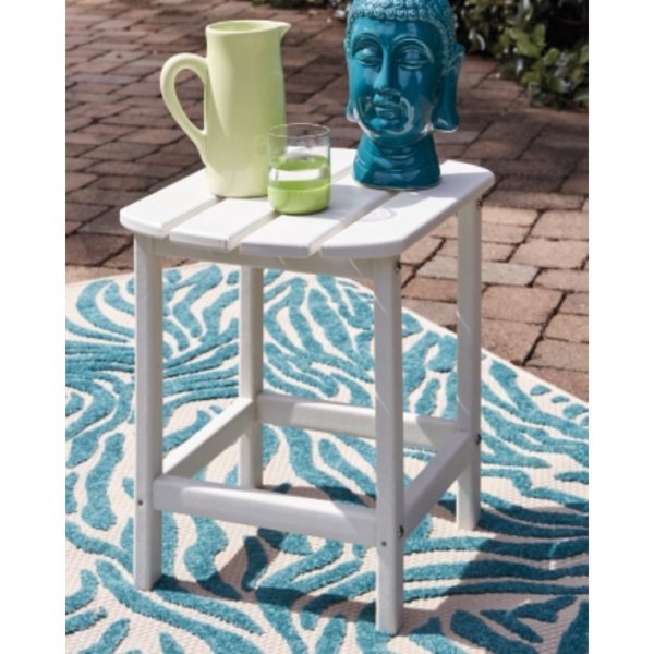 White Adirondack End Table
