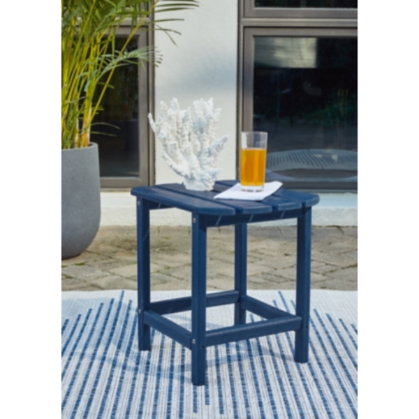 Blue Adirondack End Table