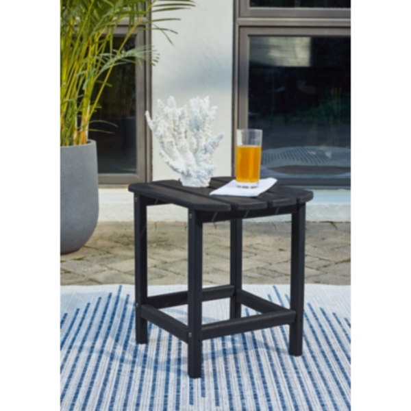 Black Adirondack End Table