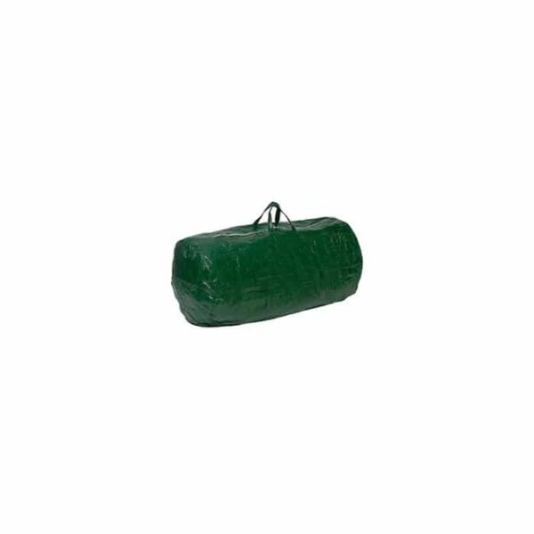 The Tree Bag-Economy is a spacious, dark green tarpaulin bag with convenient top handles, displayed against a plain white background.