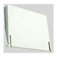 A white rectangular plastic WIDEMOUTH WEIR pool skimmer lid with Hayward embossed on the front, displayed against a plain gray background.