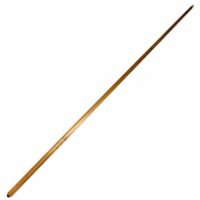 The Imperial One-Piece Bridge Stick is a long, straight wooden cue stick with a slightly tapered end, commonly used for playing billiards or pool.
