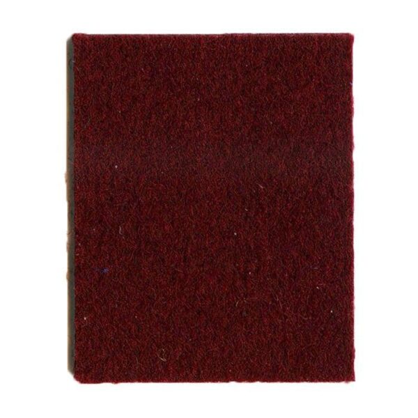 A rectangular sheet of wine-colored, Teflon-treated billiard cloth for an 8 table is set against a white background.