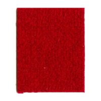A rectangular piece of Cloth-Red Teflon 8FT fabric with a slightly rough texture is displayed on a white background.