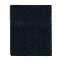 A rectangular piece of navy blue billiard cloth for an 8 table, featuring Teflon treatment and clean edges, is displayed against a white background. The fabric has a soft, smooth texture.