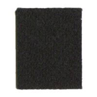 A piece of charcoal billiard cloth for an 8 table, Teflon treated for durability, with a slightly rough texture, photographed against a white background.