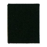 A black Billiard Cloth for 8 Table (Teflon Treated) is displayed on a white background, featuring a soft, slightly fuzzy texture and clean, straight edges.
