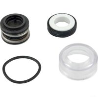 The SEAL ASSEMBLY POWER-FLO LX/II includes four mechanical seals and rings, featuring black rubber, metal parts, and a clear plastic ring, all displayed on a white background.