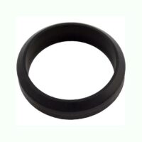 A 2IN SLEEVE (RUBBER IN/OUT) ring-shaped black rubber gasket or washer, displayed against a plain white background.