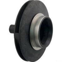 A black and metallic IMPELLER 1HP LR/LVL SERIES with a circular shape and central metal collar, displayed against a white background.