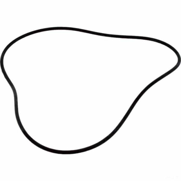 A single black O-Ring, Jacuzzi Tank, is displayed flat in an irregular loop shape on a white background.