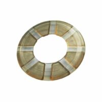 The Kreepy Krauly Foot Pad is a round, translucent plastic piece with a wide rim and large center hole, resembling a ring or donut. It features pale brown and grayish sections.