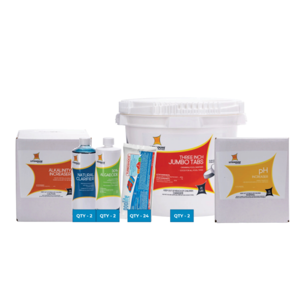 Chlorine-Large Tab 20,000 Gallon Kit