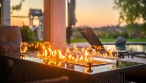 outdoor fireplaces and fire pits