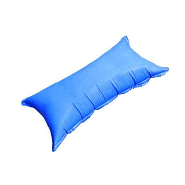 The Medium Round Winter PCKG-STD is a blue, rectangular inflatable pillow with rounded corners, displayed against a white background.