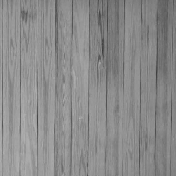 The 30 x 54 Montana Pool Package is shown with vertical wooden planks featuring a natural grain pattern in grayscale, offering a smooth, evenly spaced surface for a rustic and classic wood paneling look.